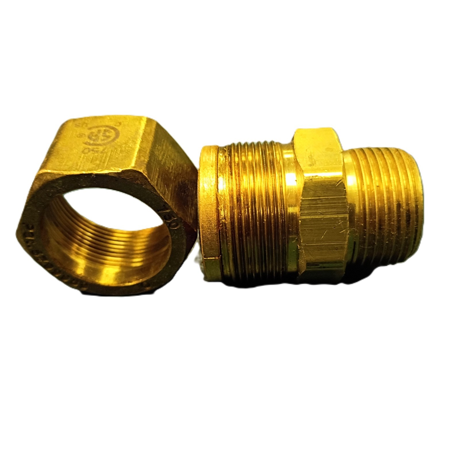 AutoFlare FGP-FST-750 TracPipe 3/4″ Straight Fitting Brass CSST/NPT OmegaFlex