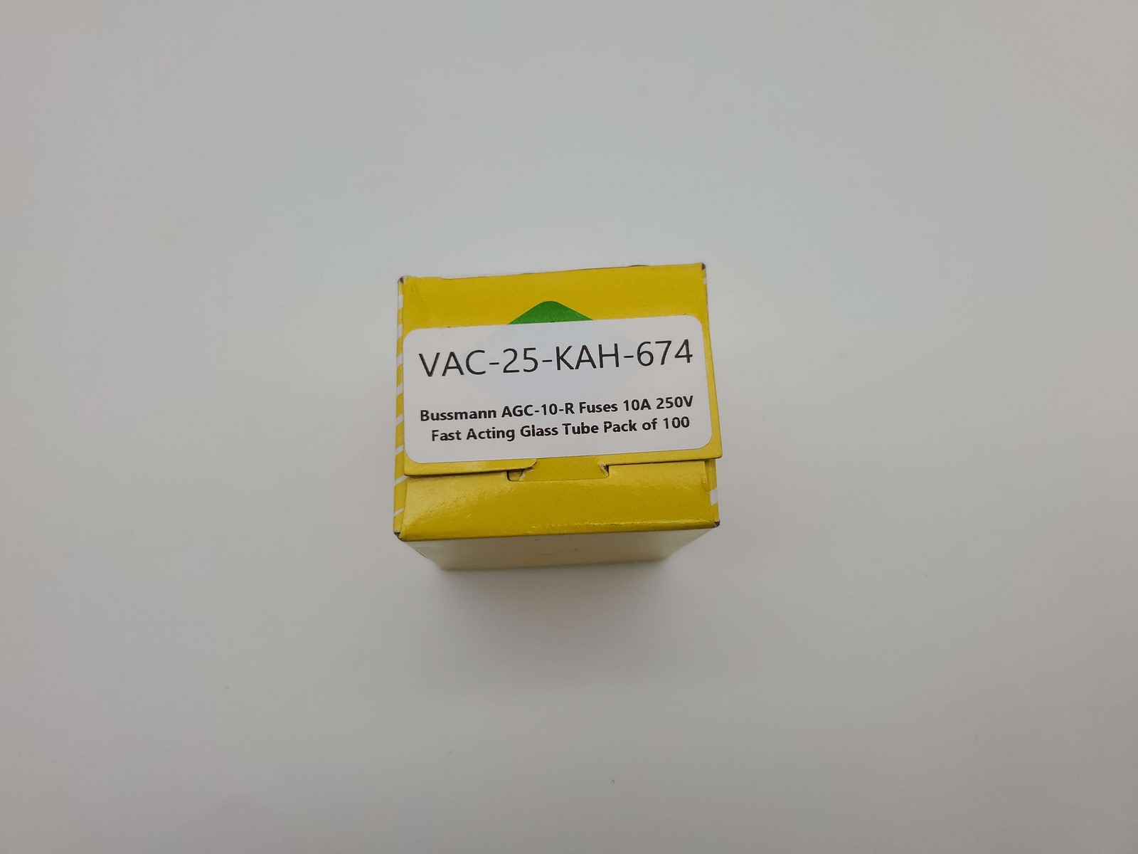 Bussmann AGC-10-R Fuses 10A 250V Fast Acting Glass Tube Pack of 100