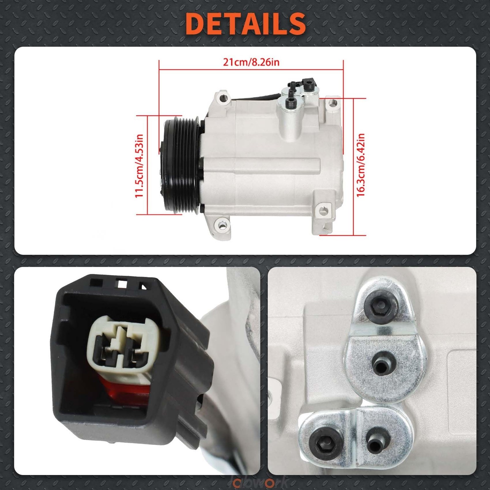 labwork A/C Compressor Replacement for Enclave 2008-2012 Replacement for Chev…