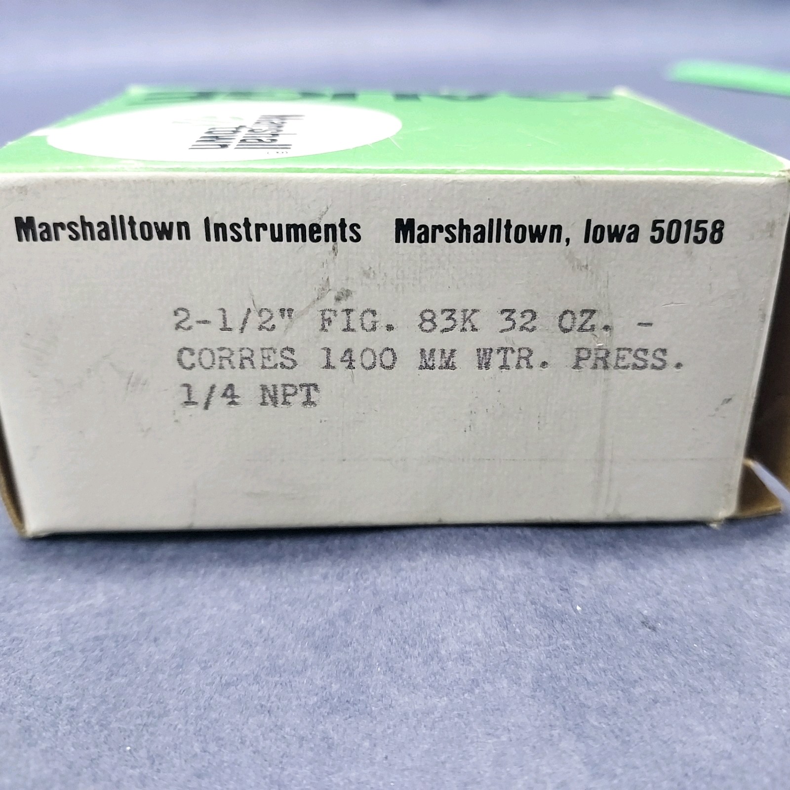 Marshall Town Gauge 8735-HM New Open Box