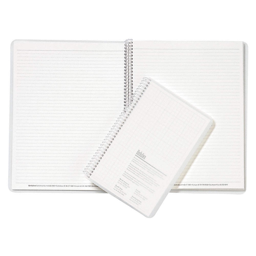BERKSHIRE BSNB.0508CR.2 Cleanroom Notebook,8 in,5 in,College 3LDN5