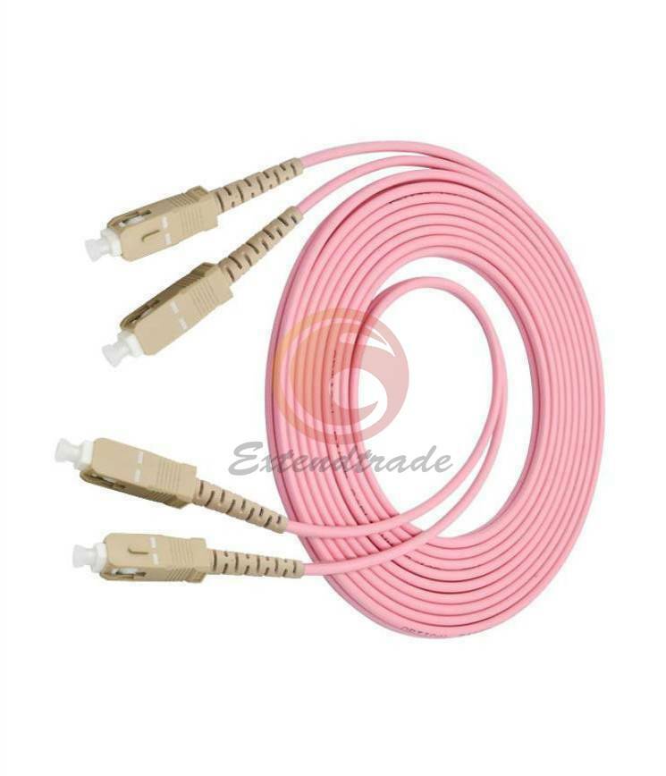 3M SC to SC UPC Duplex Fiber Cable OM4 Multimode 3.0mm Fiber Optic Patch Cord