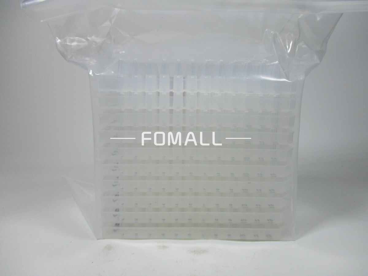 10 Plates/bag For AXYGEN 0.2ML transparent 96-well PCR plate PCR-96M2-HS-C