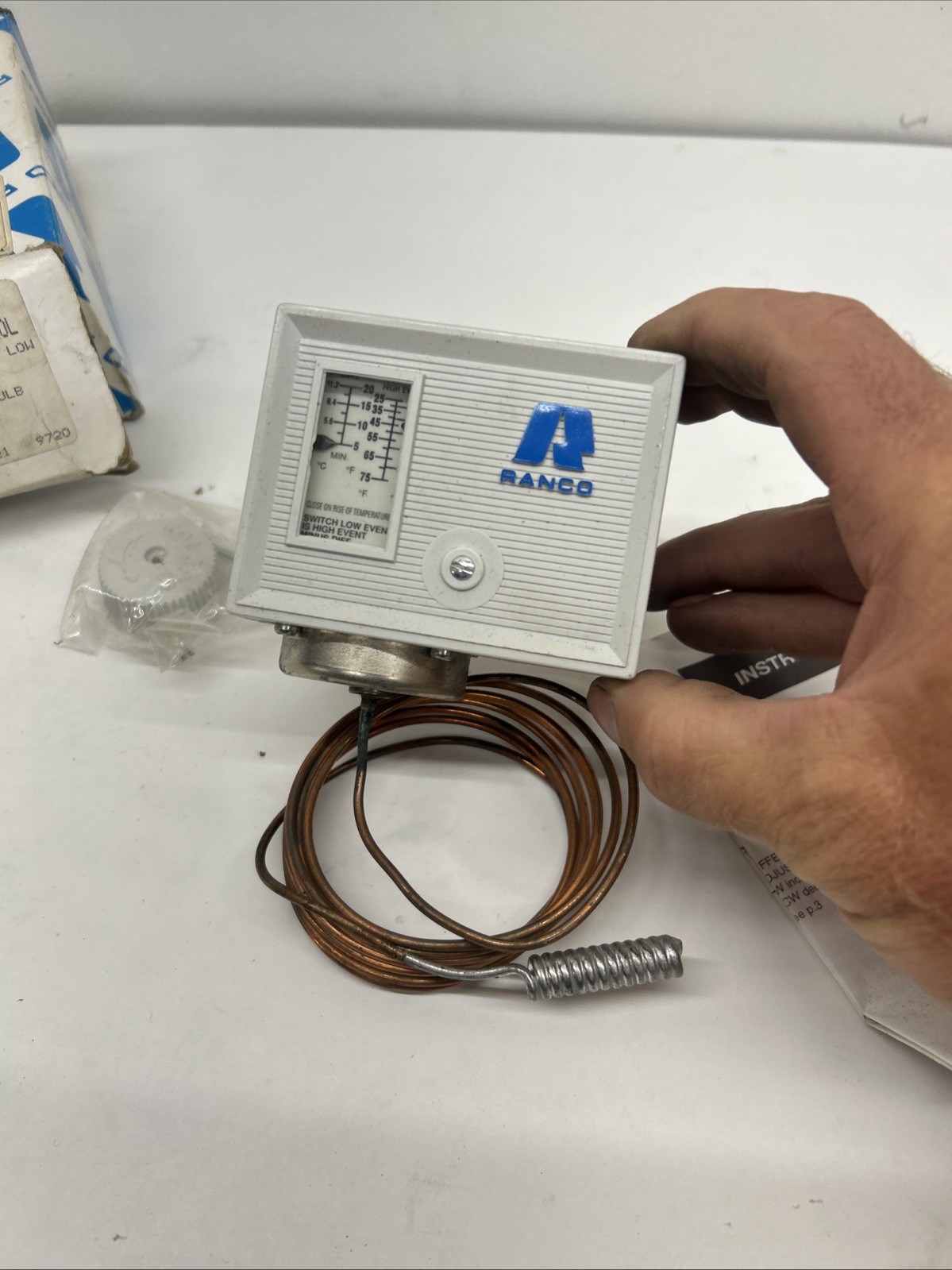 RANCO 010-1410 / 0101410 Commercial Temperature Control 72 Inch Sensor 25–75° F