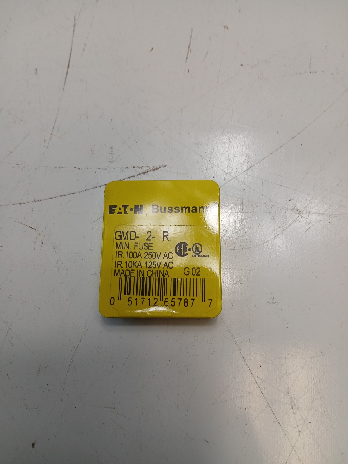 BUSSMANN GMD-2-R MIN. FUSE 2A 250VAC (PKG OF 5)