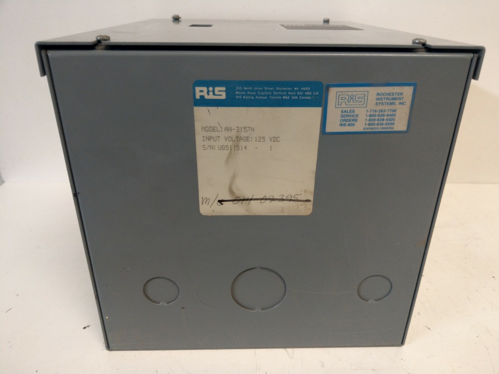 NEW OLD STOCK! RIS ROCHESTER INSTRUMENT SYSTEMS POWER SUPPLY AN-3157H