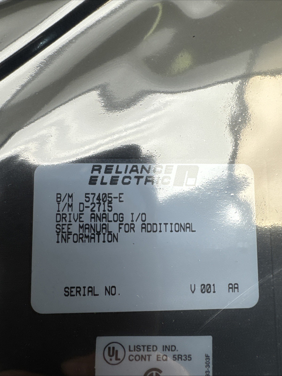 Reliance Electric ABB 57405-E Module Analog D-2715
