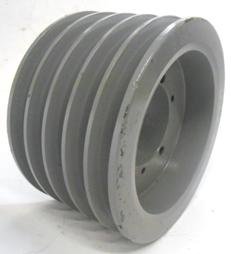 5 GROOVE SHEAVE PULLEY, 5B66SK, 5B6.6SK, 6.95″ OD, 4″ WIDTH, A OR B BELTS