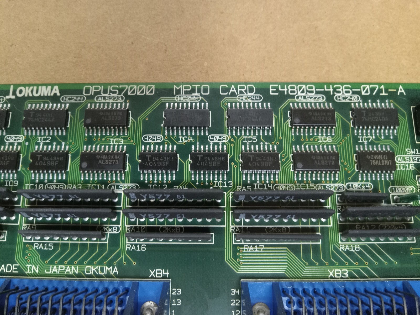 Okuma Opus 7000 MPIO Card E4809-436-071-A