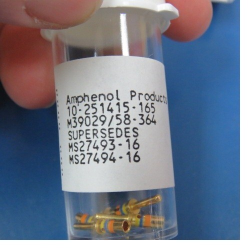 AMPHENOL AEROSPACE MS27467T25B46P Qty of 1 per Lot 46 (44 + 2 Coax) Position