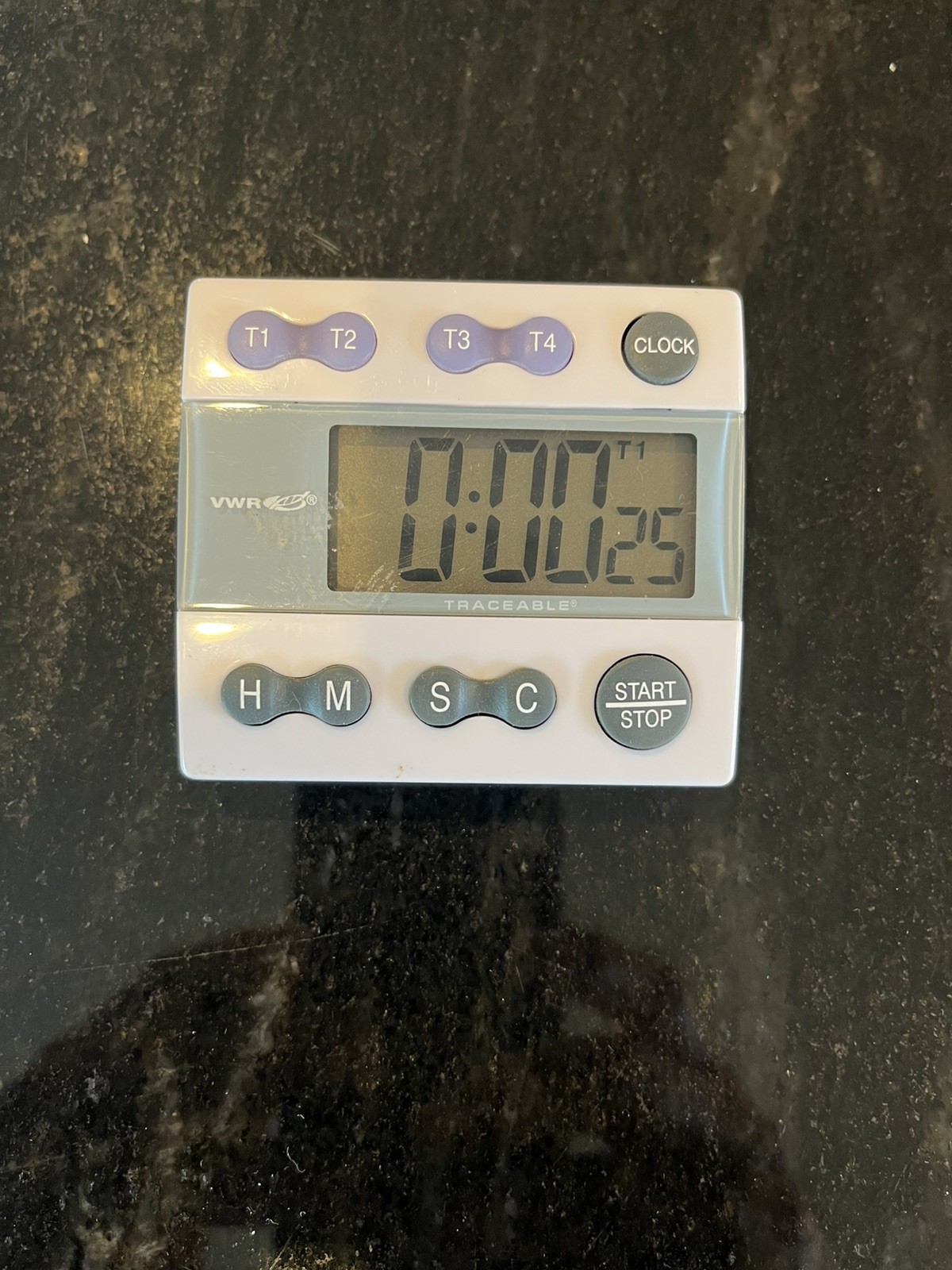 VWR Traceable Four-Channel Alarm Timer with Clock