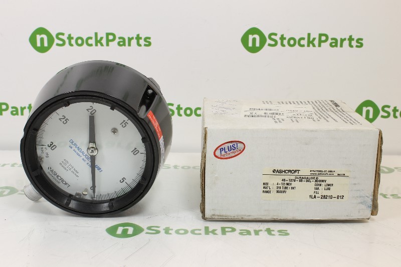 ASHCROFT 45-1279-SS-04L-30/0IMV NSFB – VACUUM GAUGE CONNECTION SIZE: 1/2″