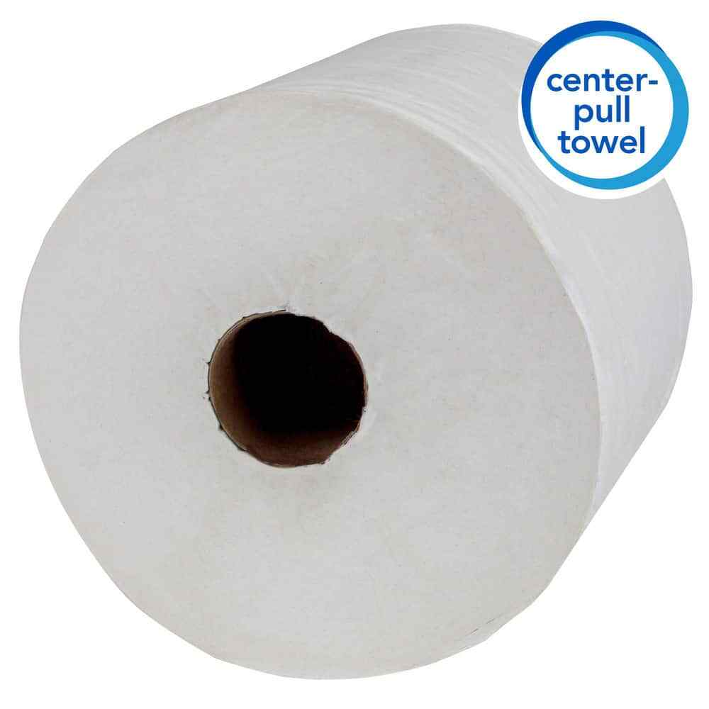6 Pack Scott 1032 Center Pull Rolls, 1 Ply White Paper Towels, 8″ Wide