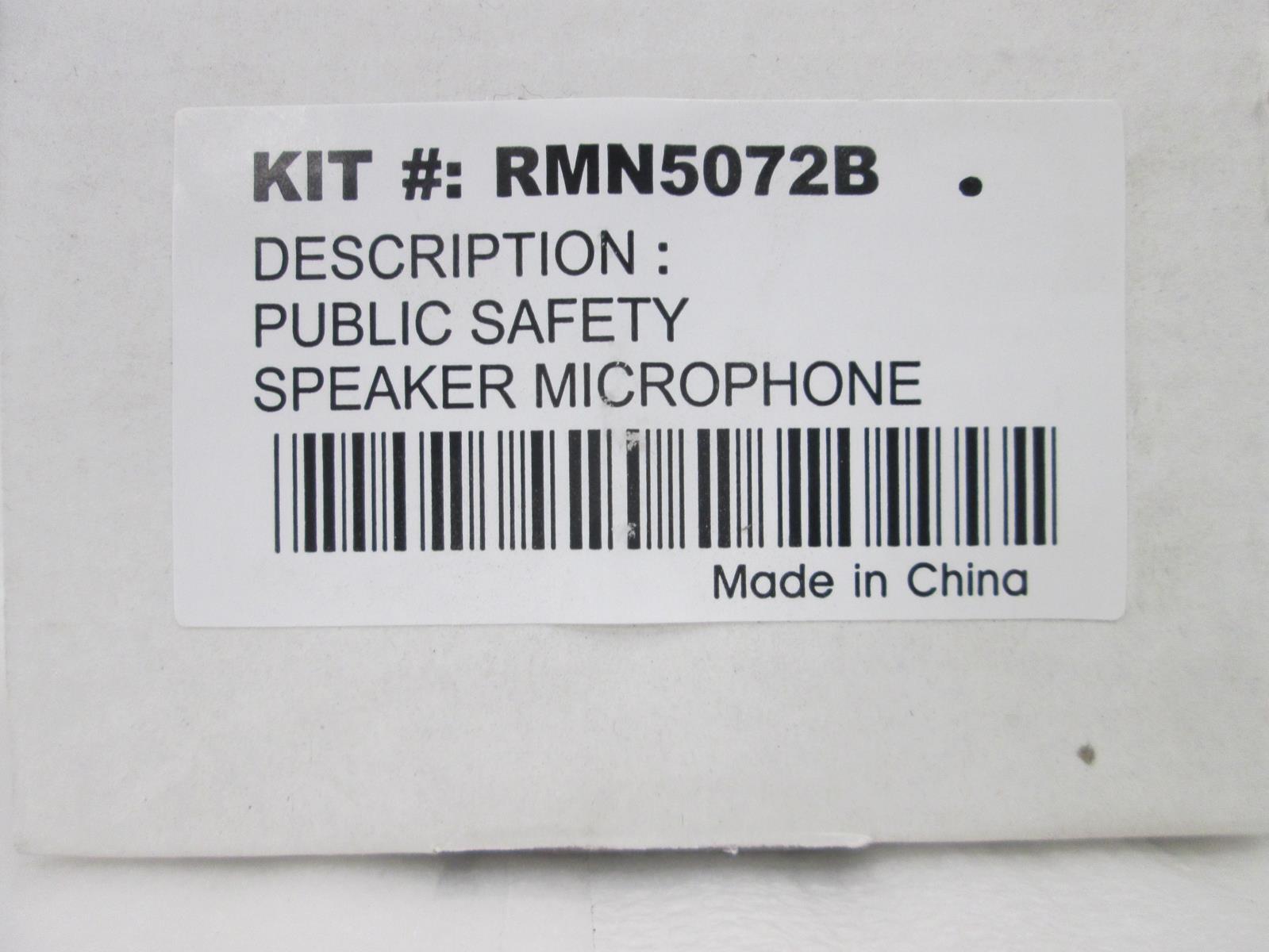 MOTOROLA RMN5072B PUBLIC SAFETY SPEAKER MICROPHONE RMN5073 RMN5074