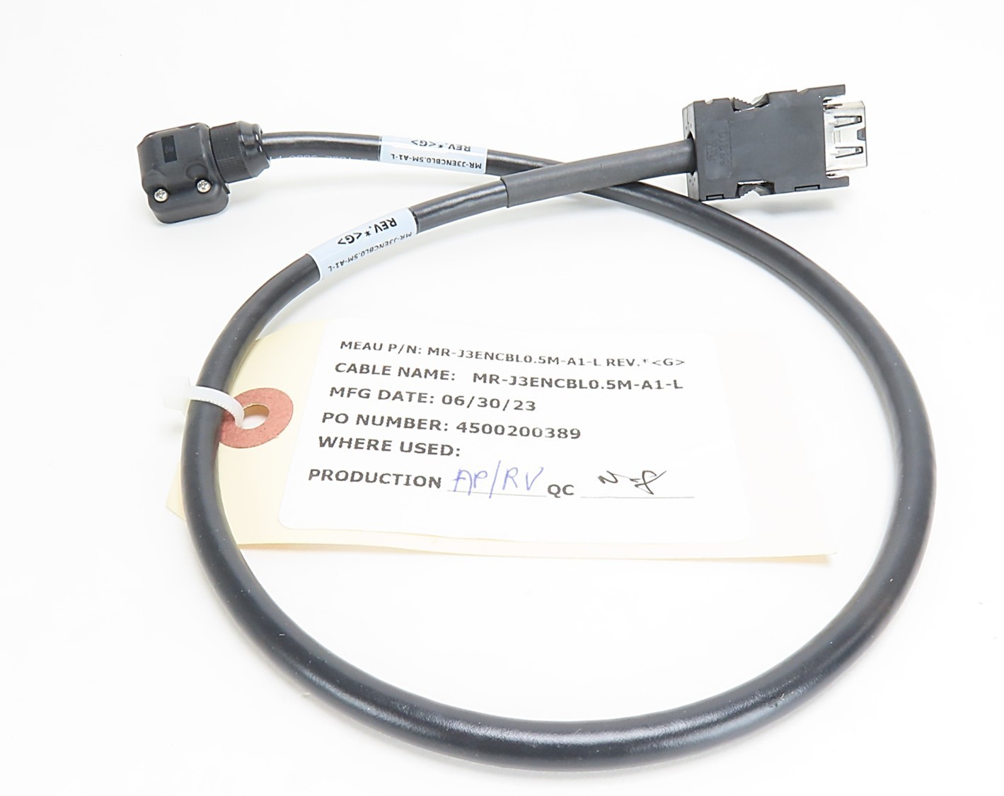 Mitsubishi MR-J3ENCBL0.5M-A1-L Servo Cable 0.5M *USA Seller* NEW NO BOX