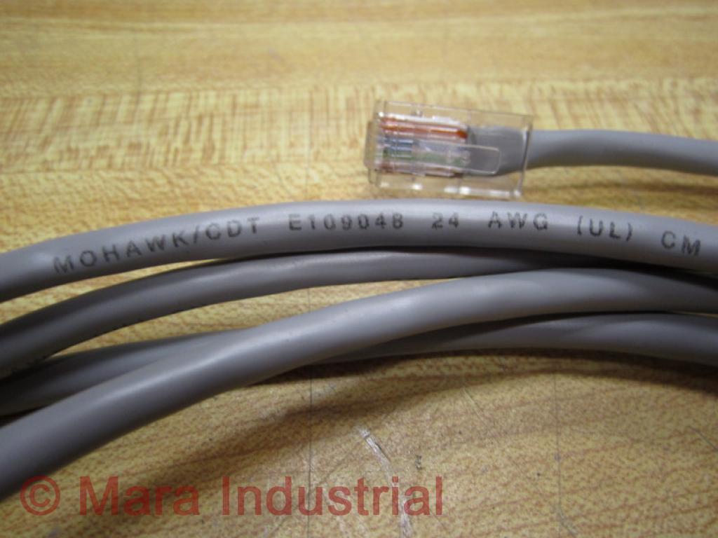 Clover CCI 952-10 Cat 5 Patch Cable 116″ CCI95210 Mohawk/CDT (Pack of 3)