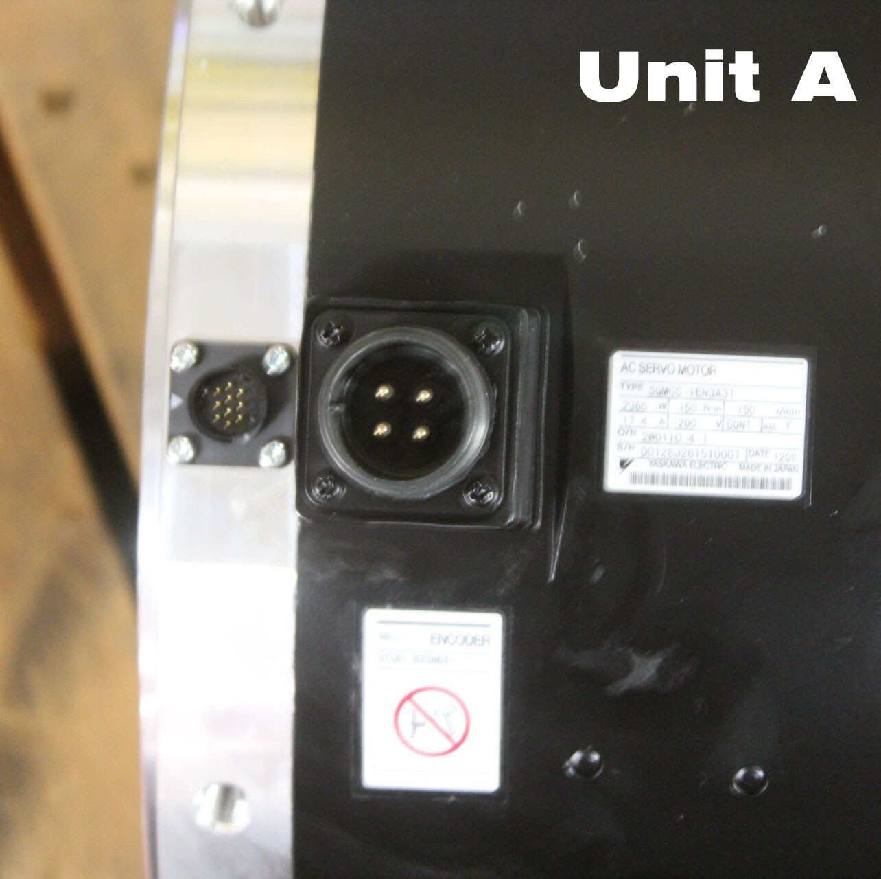YASKAWA AC Servo Motor SGMCS-1EN3A31