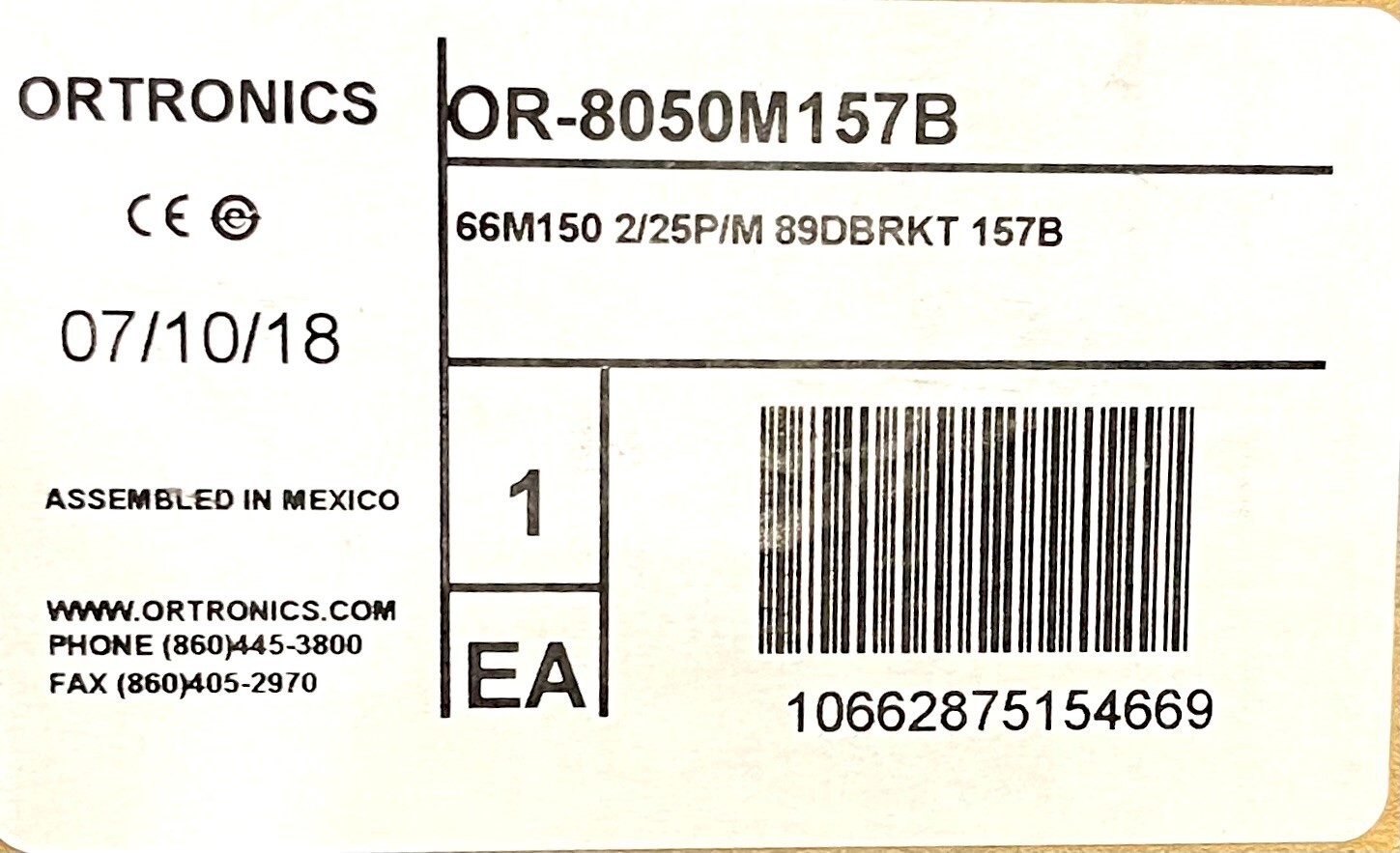 Ortronics OR-8050M157B Modular 66 Connecting Block Network Interface Connections
