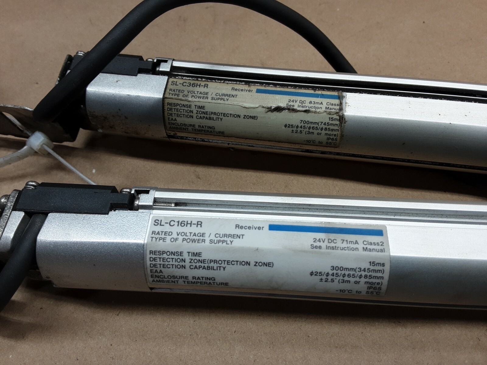 KEYENCE SL-C36H-R / SL-C16H-R LIGHT CURTAIN RECEIVER #1005D19PR5