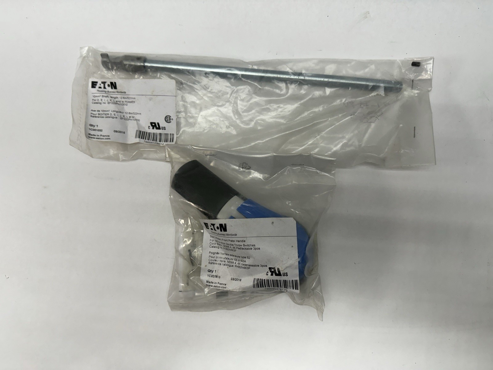 Eaton 1C2D2813 Rotory Pistol Handle with Shaft, 1C001032 100A-400A Double Throw