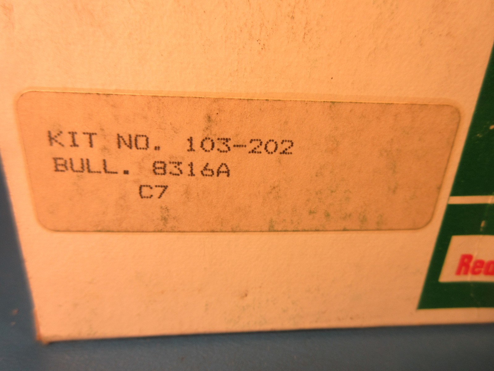 ASCO 103-202 Rebuild Repair Service Spare Parts Kit (Bulletin 8316A)