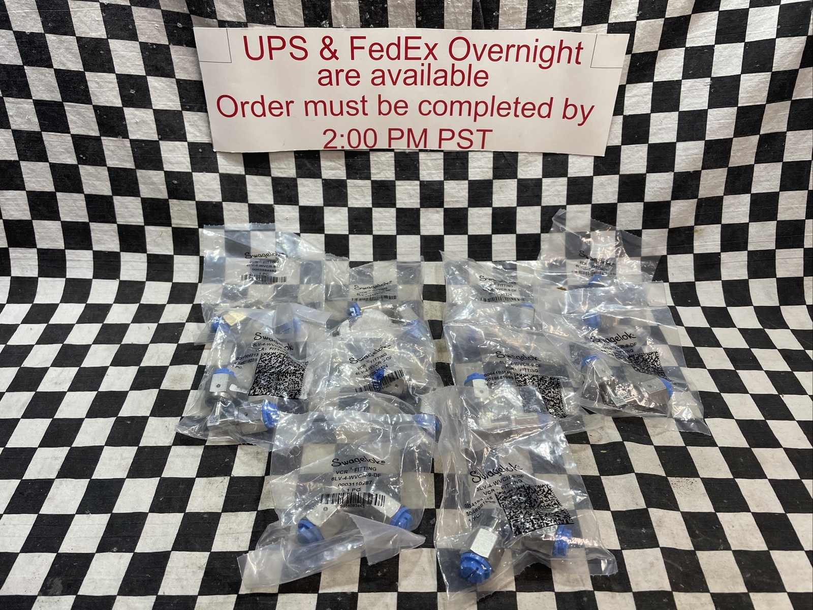 SWAGELOK 6LV-4-WVCR-9-DF, Female Elbow 1/4″ FVCR, LOT OF 10, SHIPSAMEDAY #1374B6