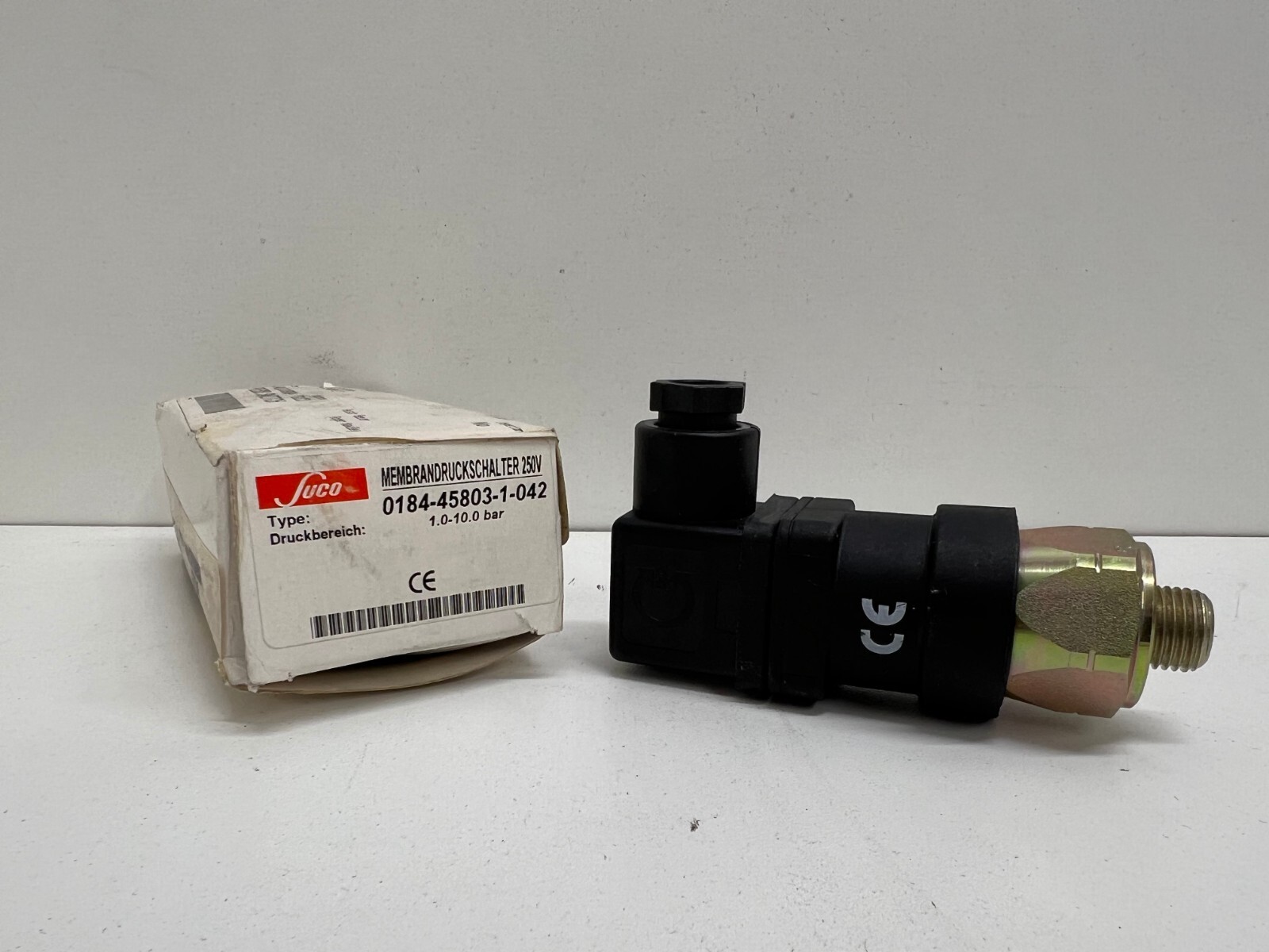 NEW OLD STOCK! SUCO 1.0-10 BAR PRESSURE SWITCH 0184-45803-1-042