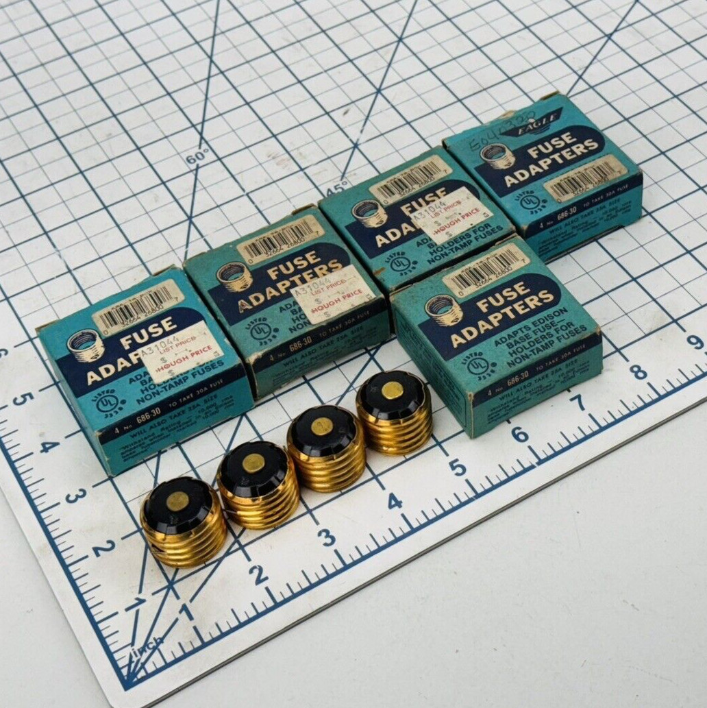 (LOT OF 20) 5 Boxes Eagle 686-30 Fuse Adapter 68630 *WARRANTY*