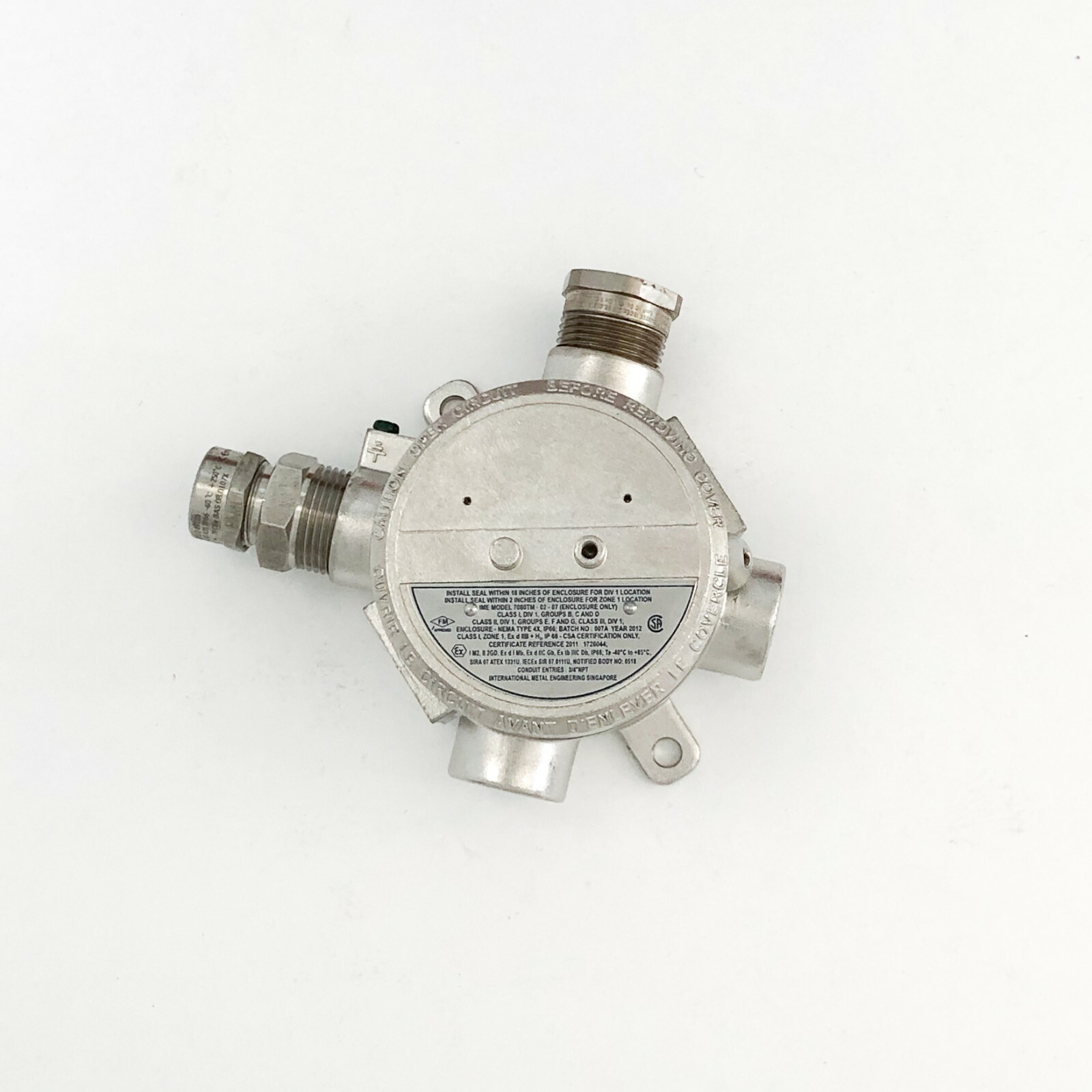 GE IME 7080TM-02-07 ATEX JUNCTION BOX NEW