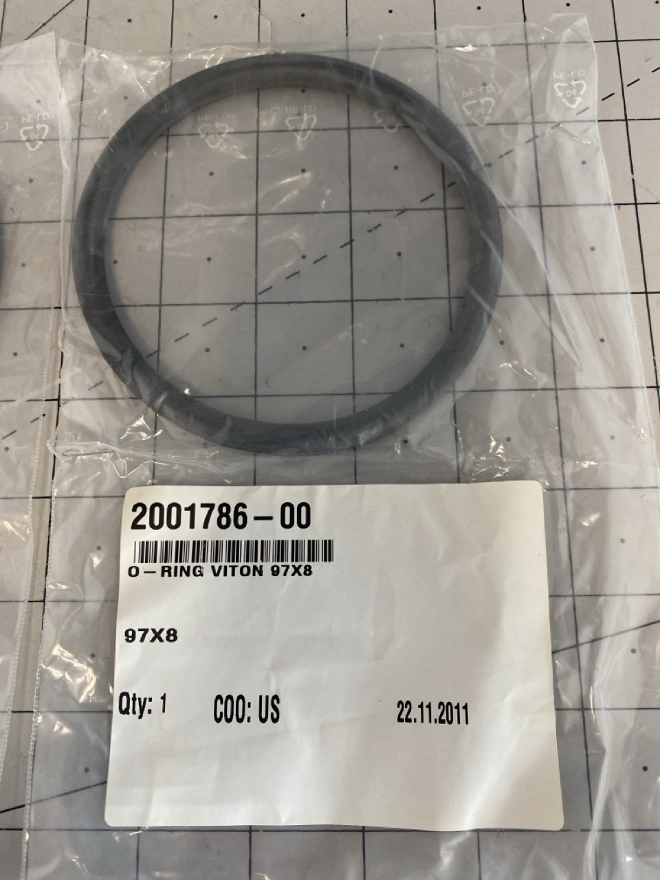 Sez America, Inc O-Ring Viton 97 x 8 PN: 2001786-00