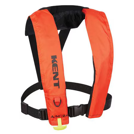 Kent Safety 132002-200-004-19 Life Jacket, Universal, 22.5Lb, Co2, Orange