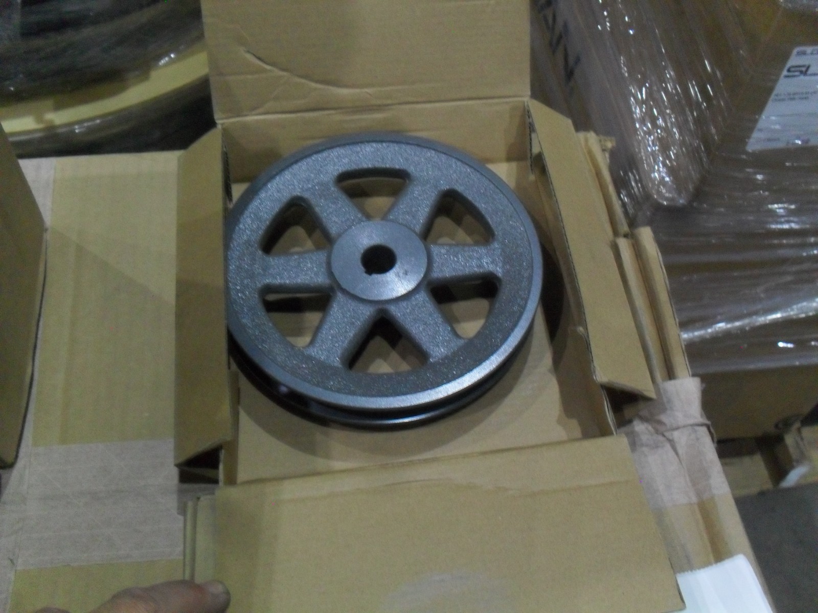Packard PBK7534 7″ x 3/4″ Motor pulley or use for steampunk art