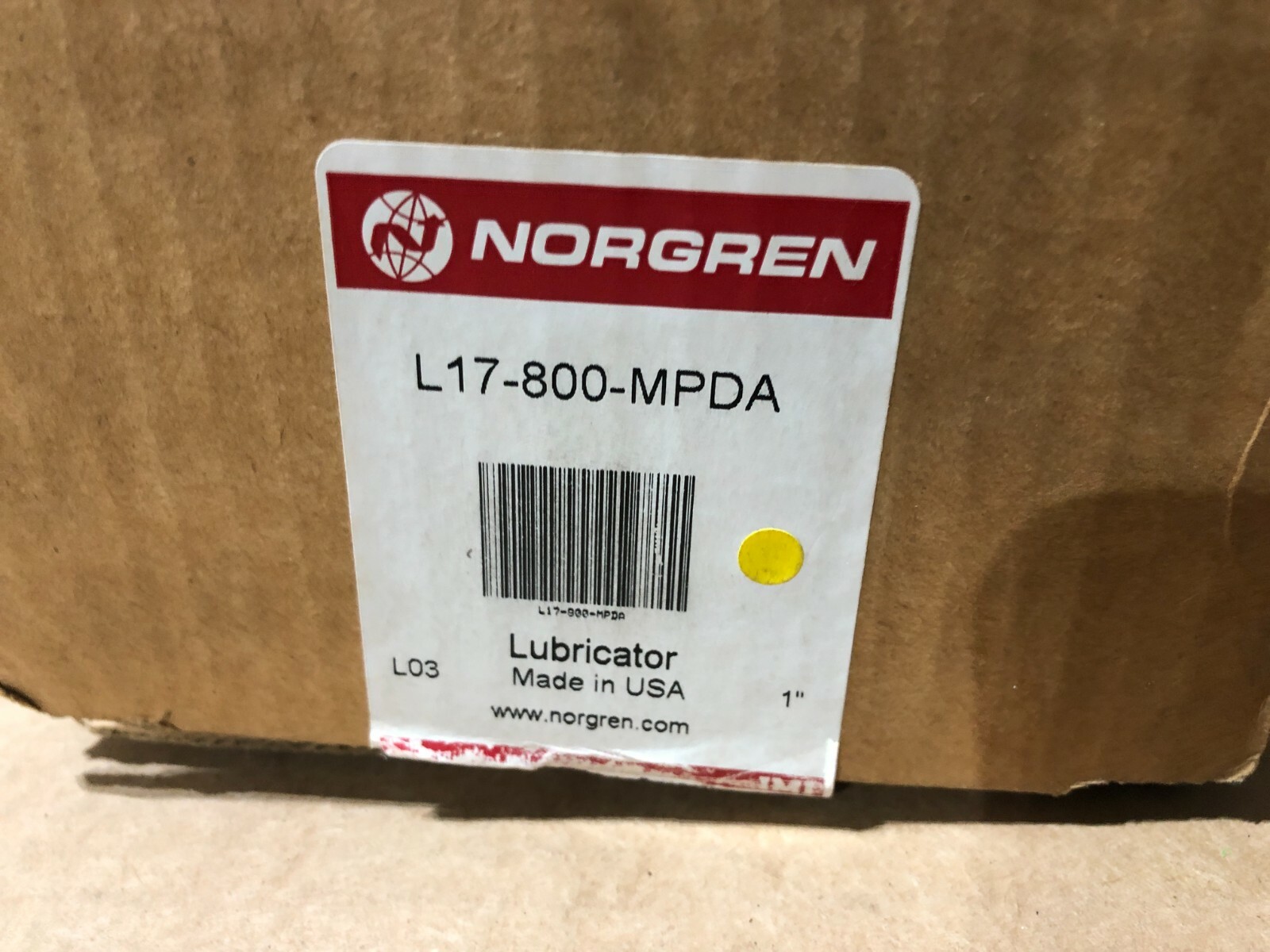 Norgren, Lubricator, L17-800-MPDA