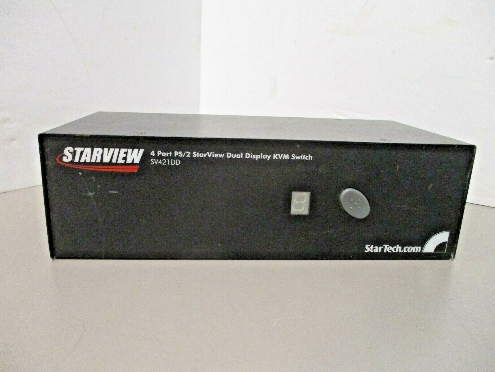 StarTech Starview SV421DD 4 Port PS/2 StarView Dual Display KVM Switch