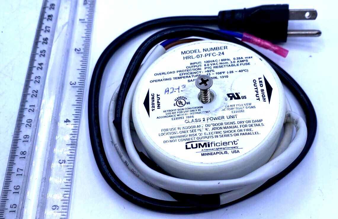 Lumificient Class 2 Power Unit HRL-07-PFC-2 Working