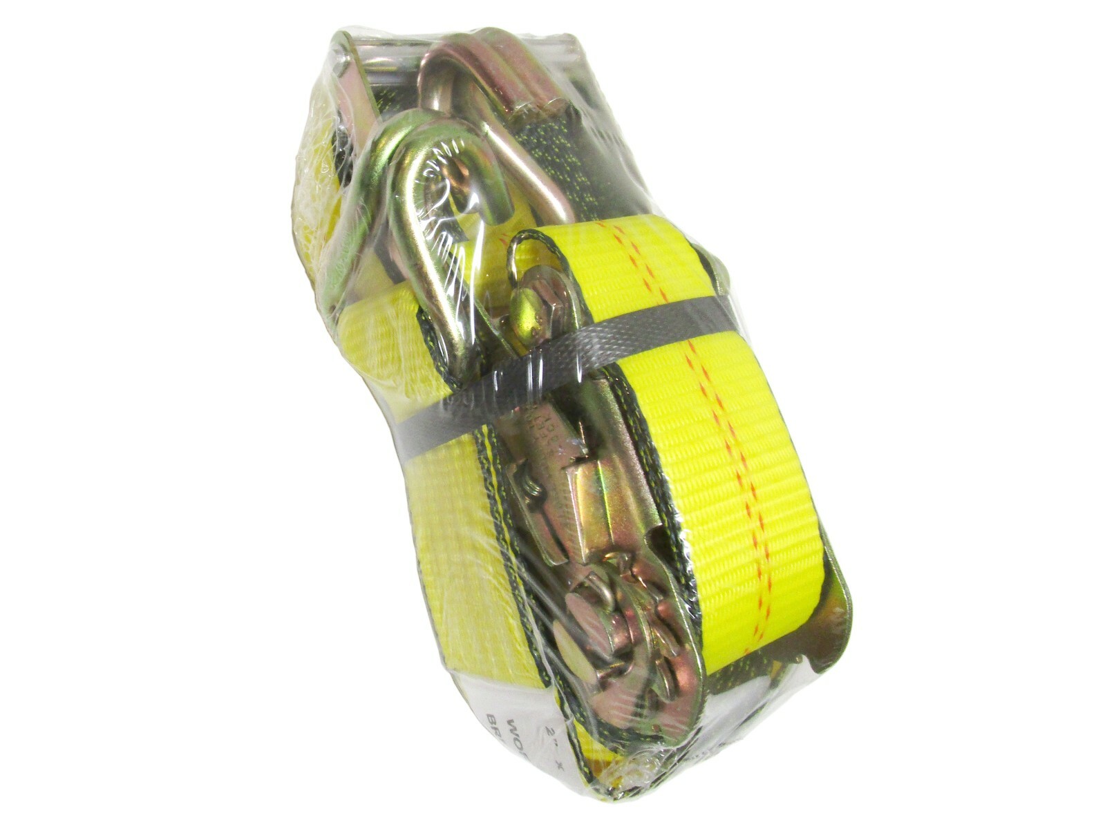 2″ x 30′ Ratchet Tie-Down Strap with J-Hooks, WLL 3,335 lbs Trailer, ATV, Auto