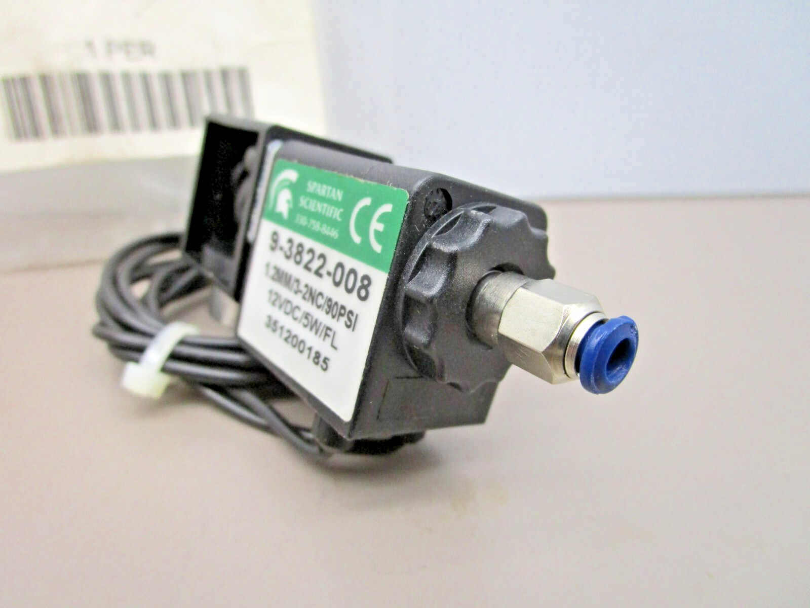 New Flyer 6319214 Intermittent Wiper Solenoid Spartan 9-3822-008 12v 90psi