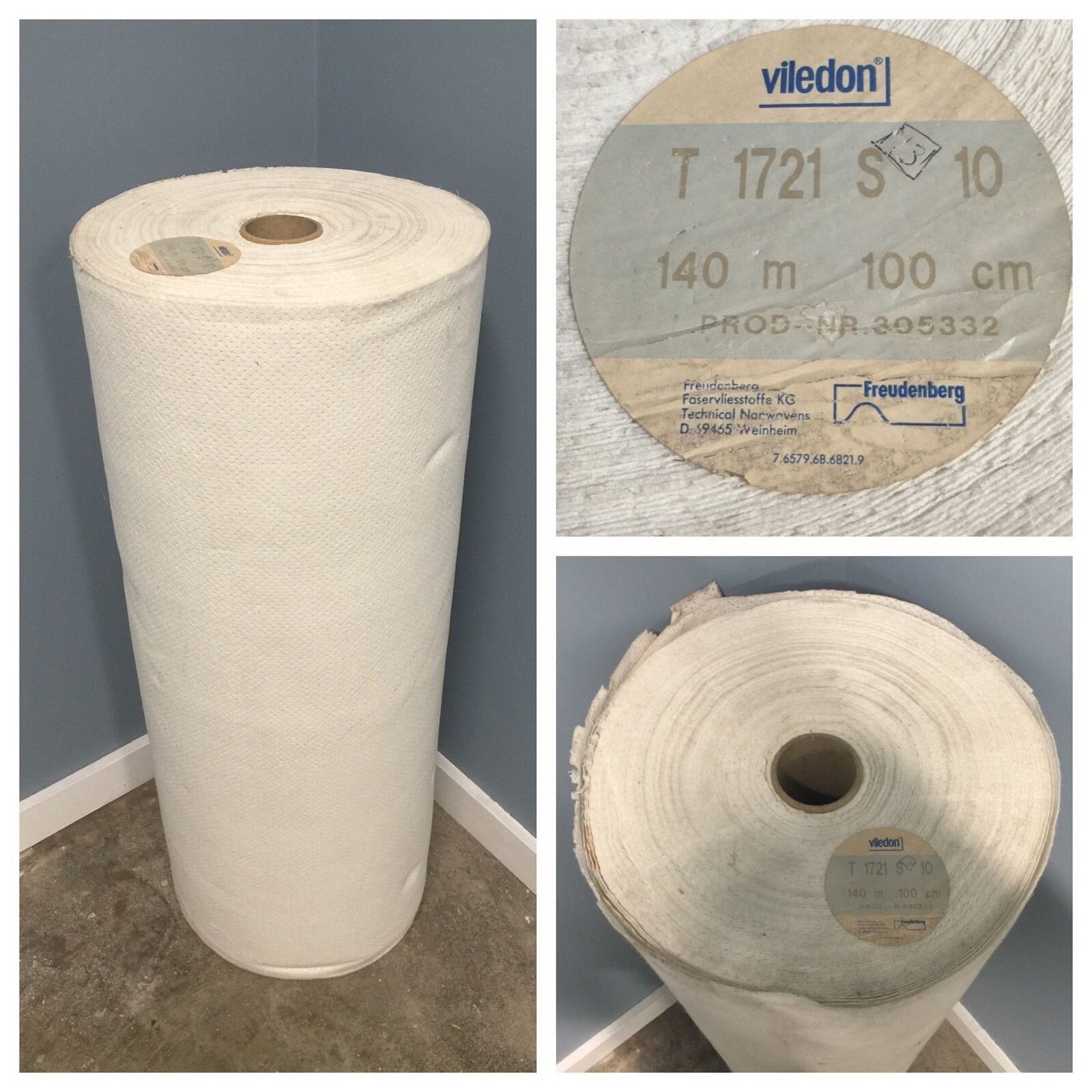 Freudenberg Viledon Fliter Fabric T 1721 S 10 140m x 100cm Core Material