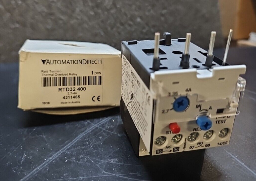 Automation Direct RTD32 400 Thermal Overload Relay RTD32400