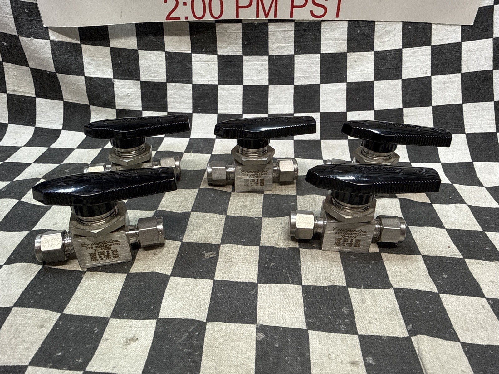 SWAGELOK Ball Valve 1/4″”, SS-43GS4 & SS-42GS4, LOT OF 6, SHIPSAMEDAY#1550P2