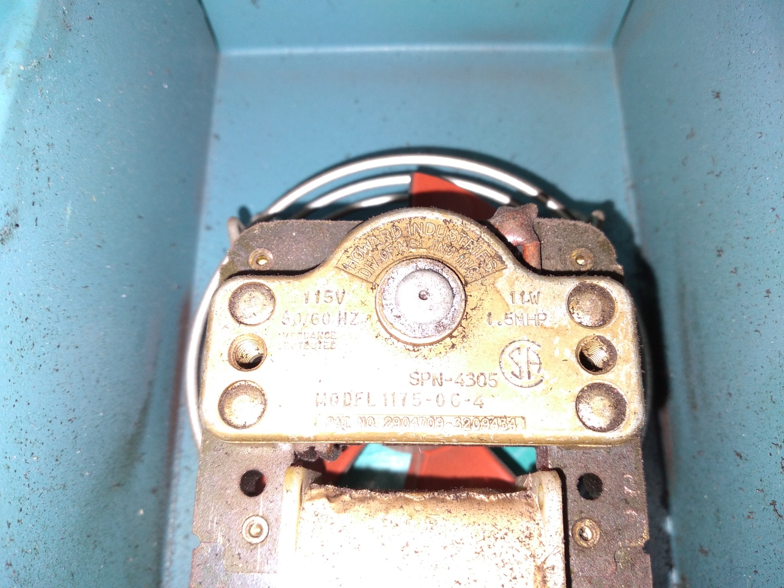 HOWARD INDUSTRIES SPN-4305 1175-06-4 115V 50/60HZ 11W 1.5MHP