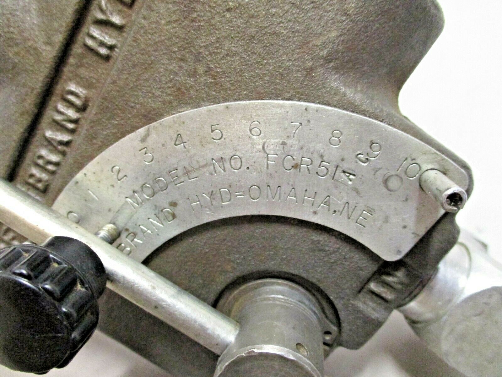 Brand Hydraulics FCR51A Flow Control Valve -12 Fittings