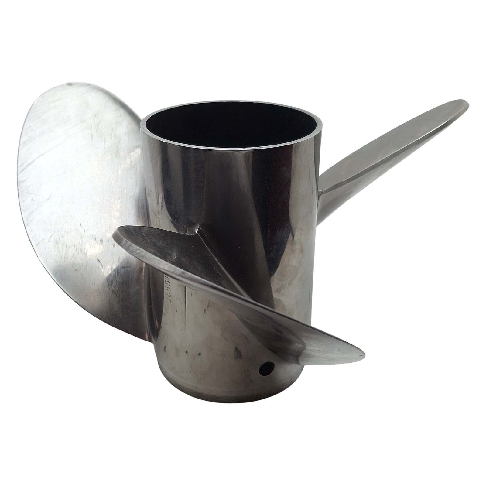 OMC Evinrude Johnson Raker 3855154 Propeller, 14-1/2″ x 22″ Pitch, LH, 19 Spline