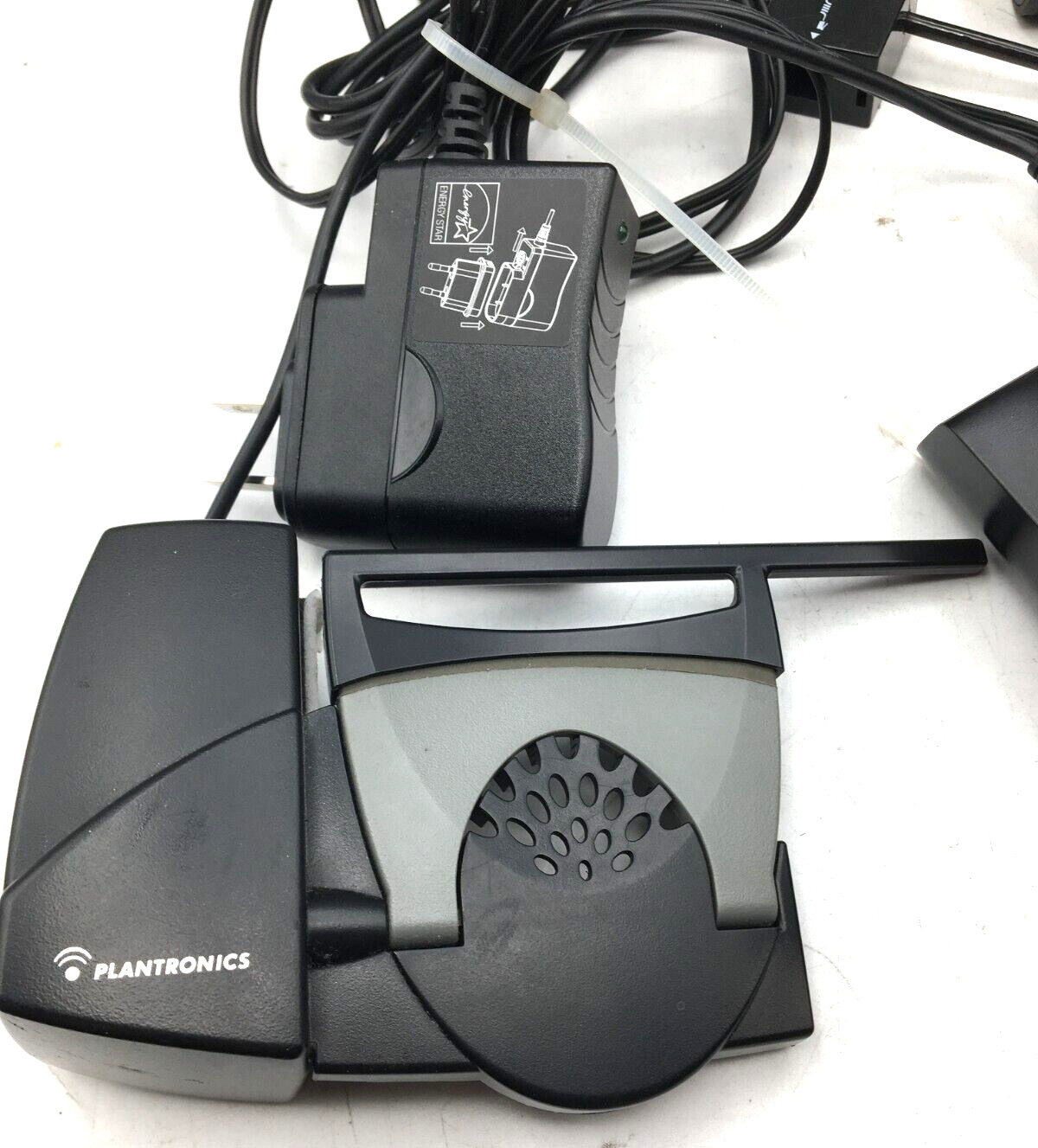 Plantronics Lot of 7 Dect 6.0 W02 Base Station, Adapter, AC Adapters, Lifter