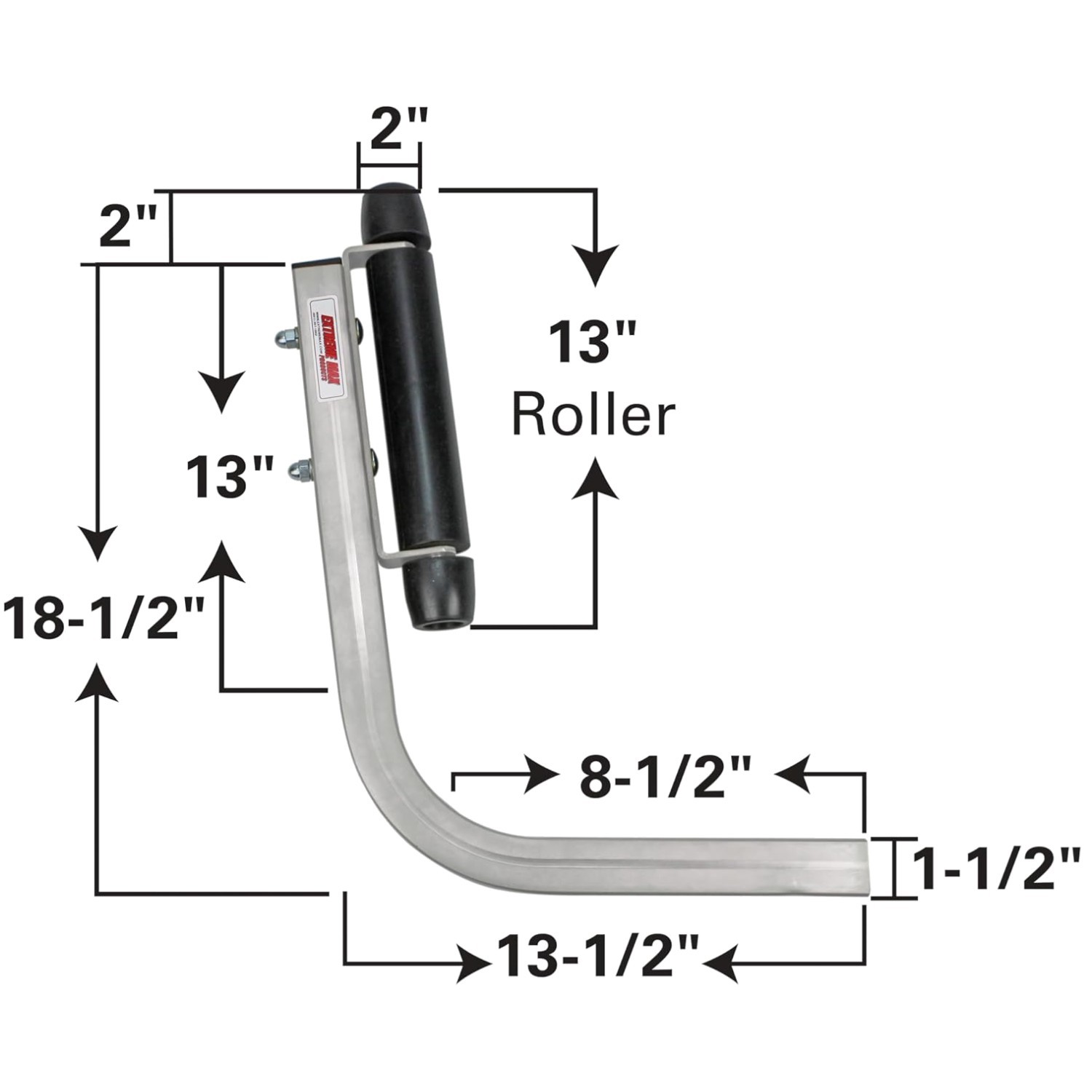 Boat Trailer Roller System with Horizontal Adjustment