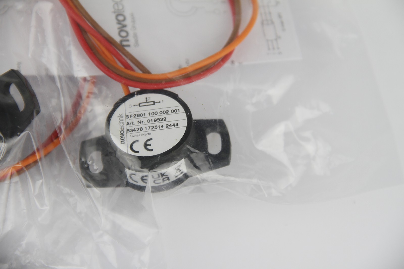 NEW Novotechnik SP2801-100-002-001 Rotary Sensor SP2801 100 002 001 – US Stock