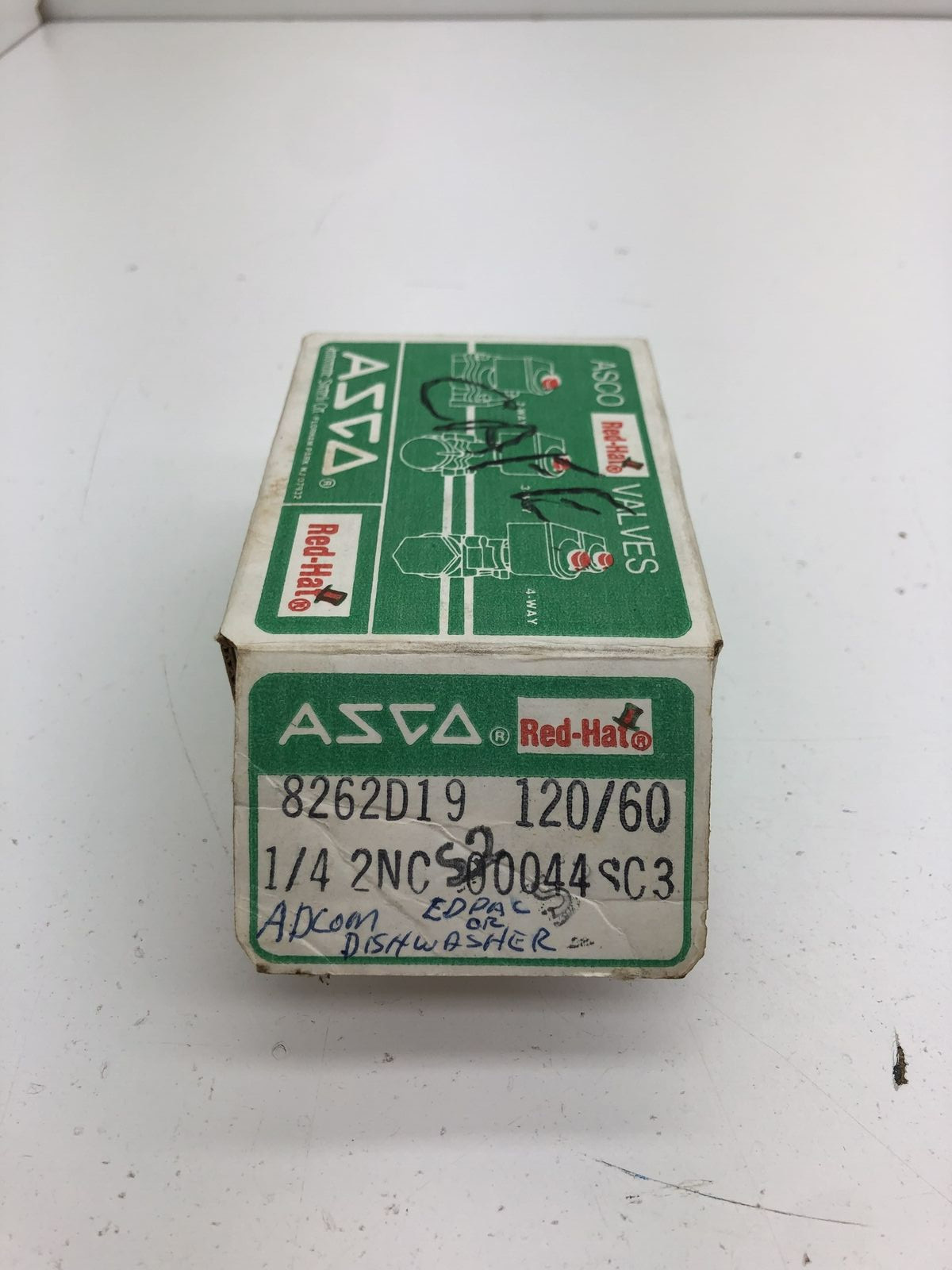 Asco 8262D19 Red-hat Solenoid Valve 240v-ac 1/4in Npt