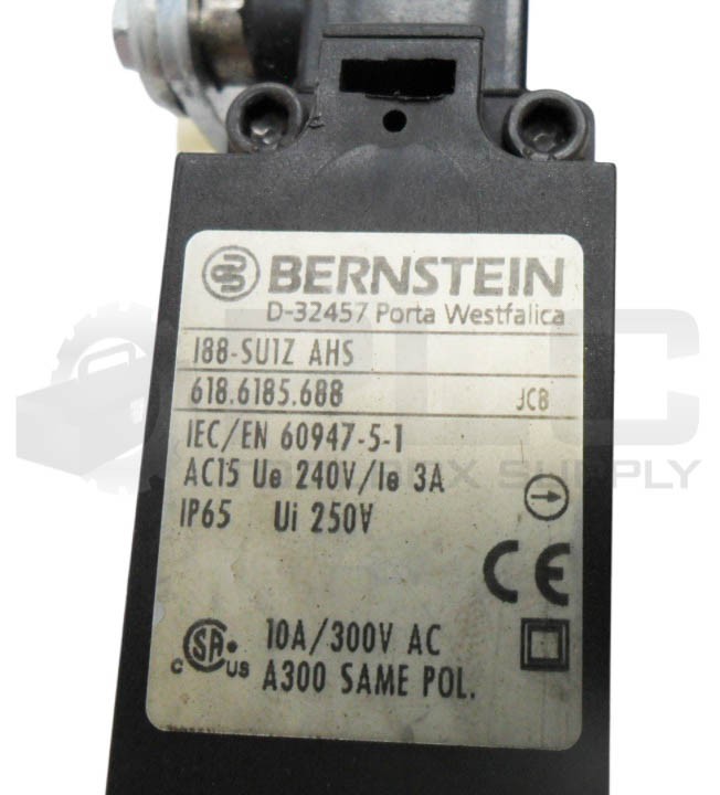 BERNSTEIN I88-SU1Z AHS POSITION SWITCH 10A 300VAC 618.6185.688