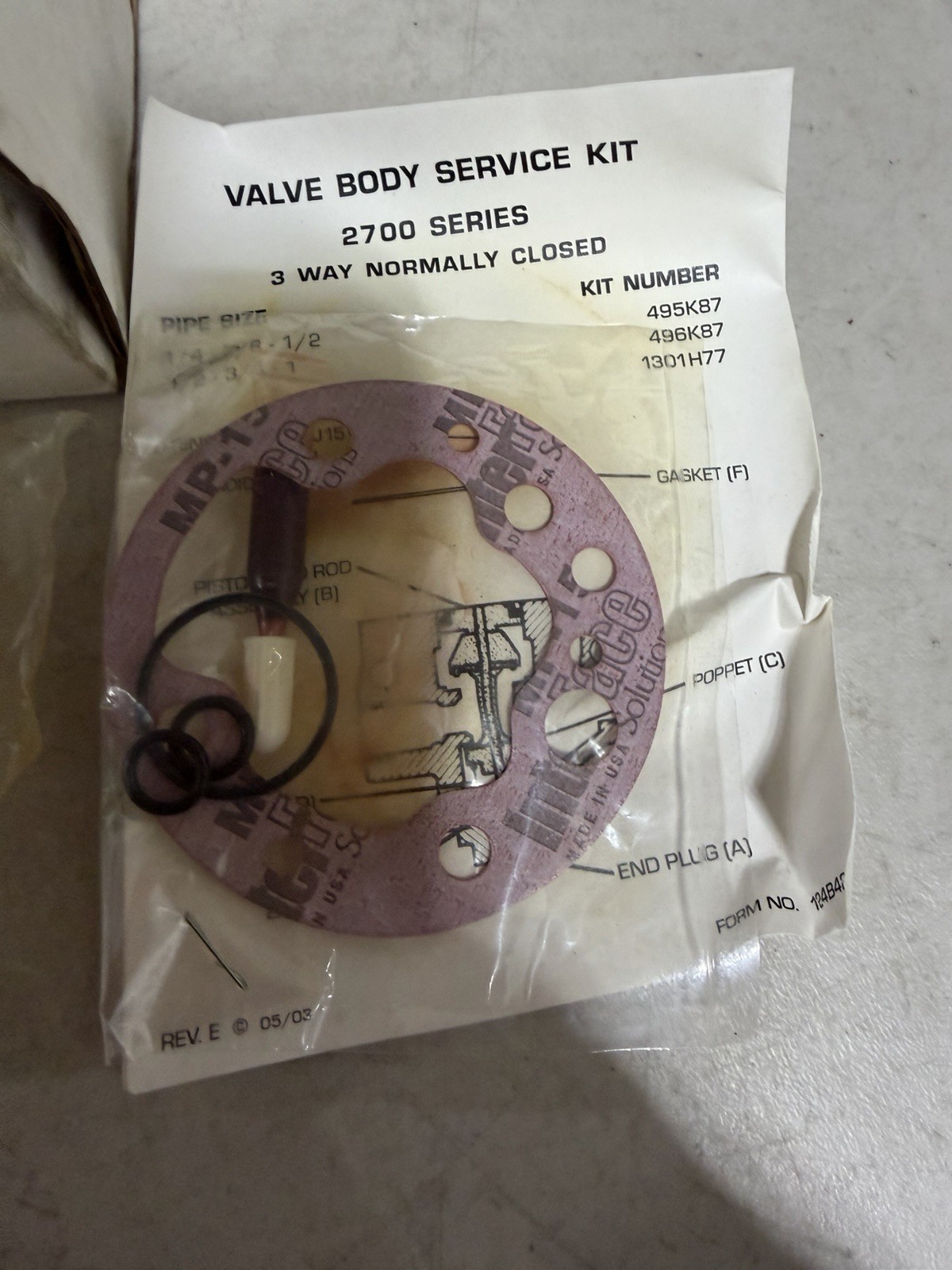 NEW ROSS 495K87 SERVICE KIT