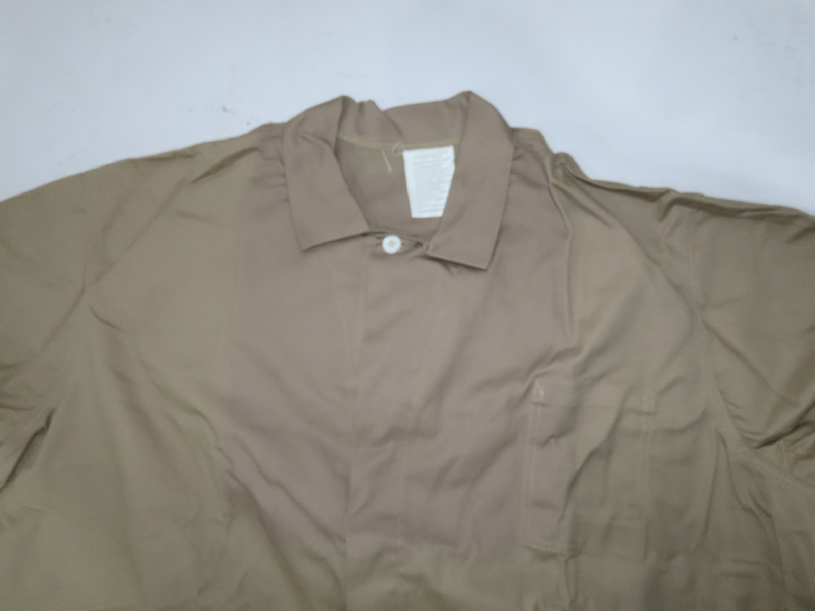 C08720 Fire Resistant Cotton Coveralls Khaki 5xL Hook Wrist/Ankl Closure